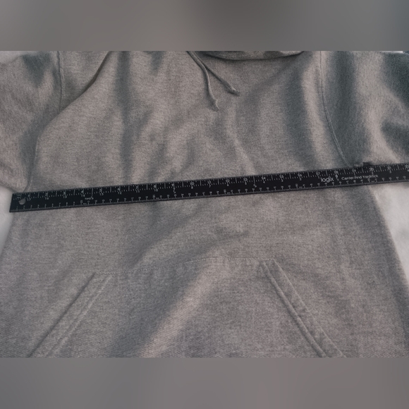 Jerzees Men's Small Gray Sweater Hoodie with Front Pockets Pre-owned - Picture 3 of 9